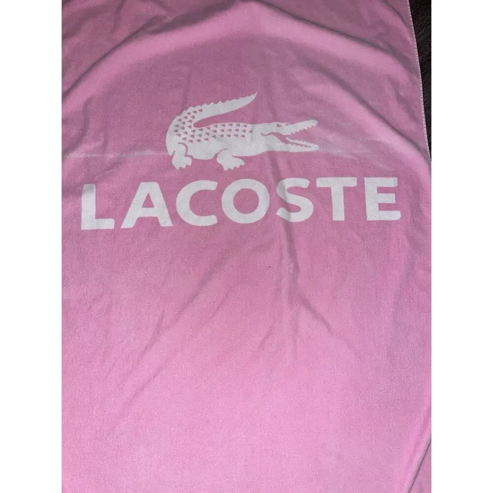 Lacoste 100% Cotton Extra Large Beach Towel, 36